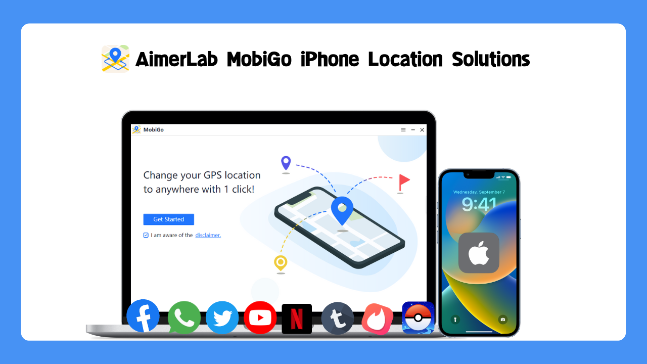 AimerLab MobiGo iPhone တည်နေရာ အကြံပြုချက်များ