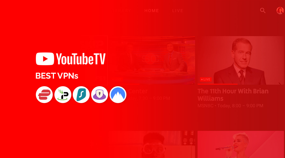 Sinthani malo a YouTube TV pogwiritsa ntchito VPN