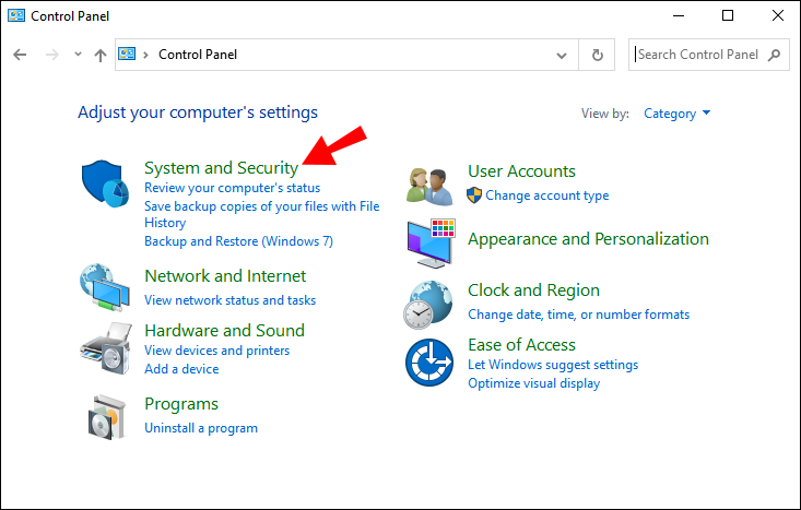 Disable Security Software Firewall on Computer