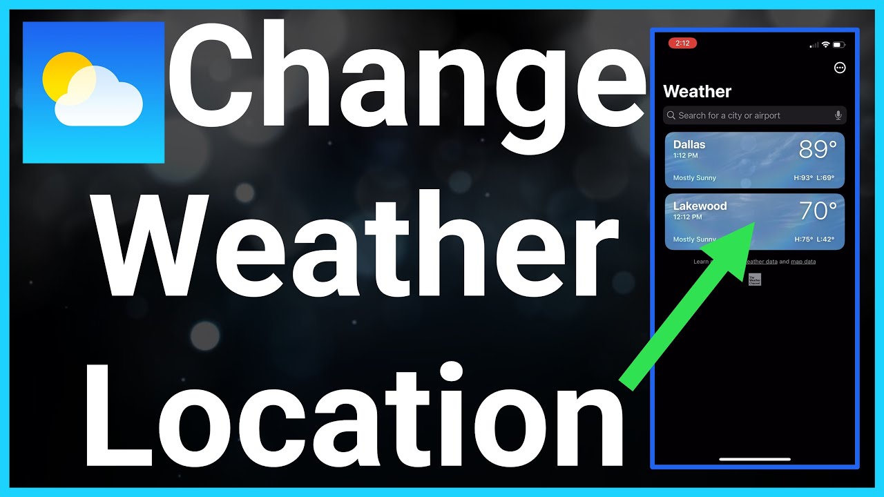 How to Change Weather Location on iPad or iPhone