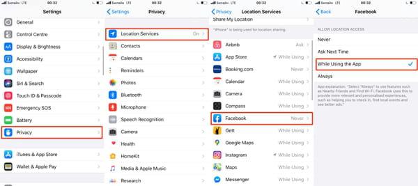 How to Change my location on iOS device