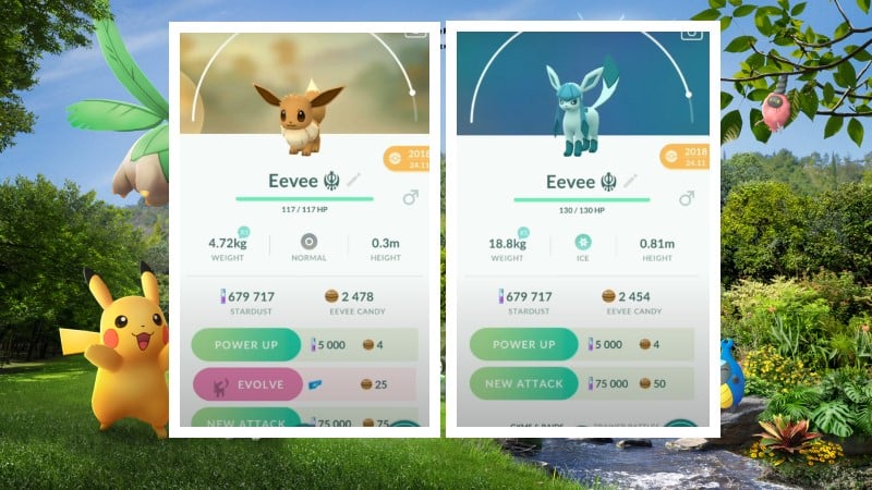 如何将 Eevee 进化为 Glaceon