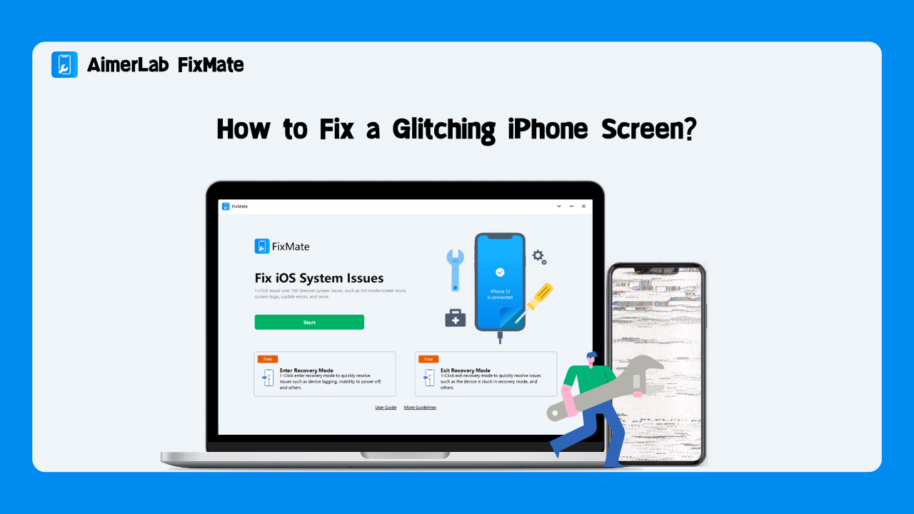 Glitching iPhone තිරයක් නිවැරදි කරන්නේ කෙසේද?