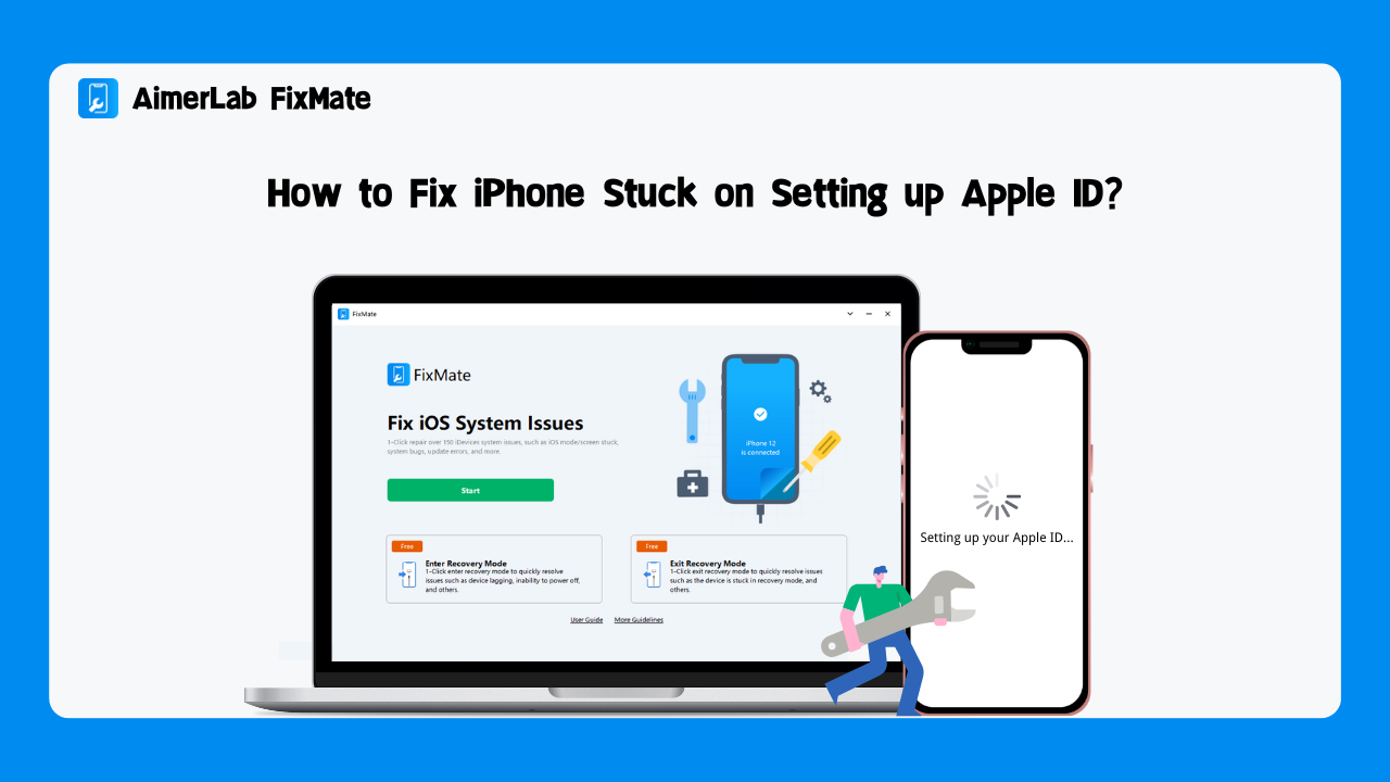 How to Fix iPhone Stuck on Setting up Apple ID
