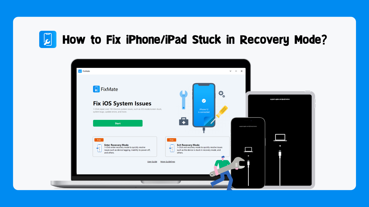 How to Fix iPhone or iPad Stuck in Recovery Mode