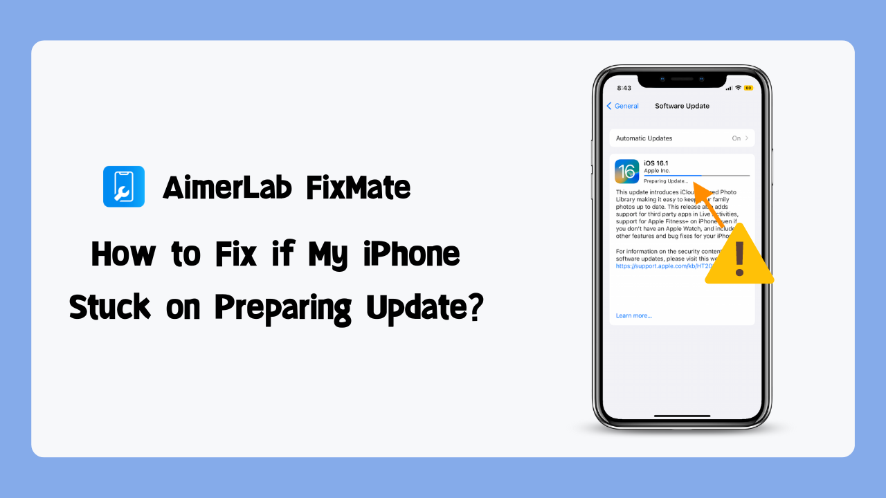 How to Fix if My iPhone Stuck on Preparing Update