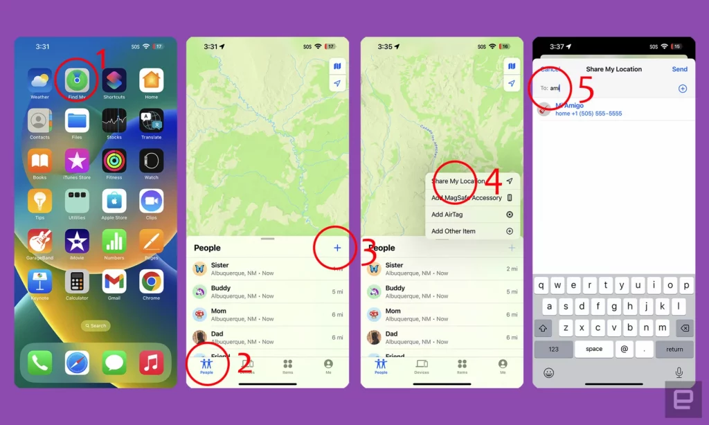 How to Share Location on Find My iPhone