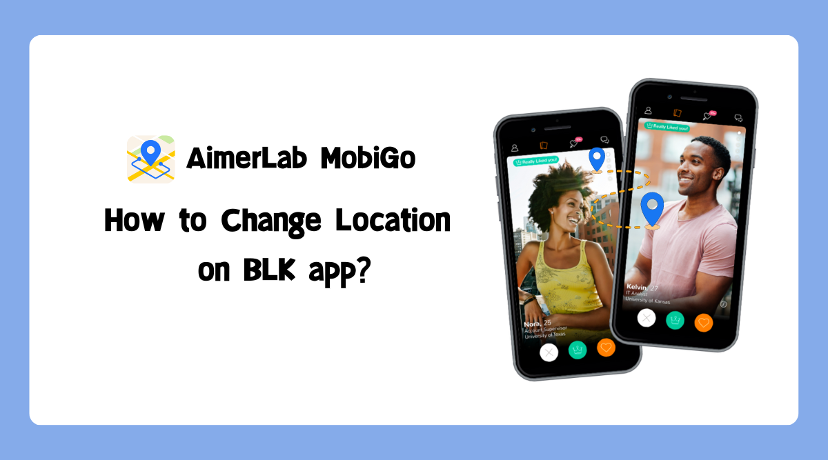 How to change location on BLK app