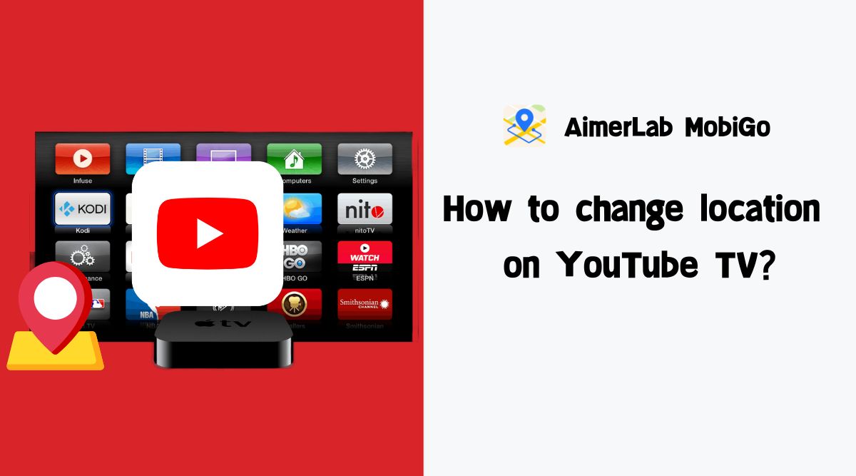 YouTube TV मा स्थान कसरी परिवर्तन गर्ने