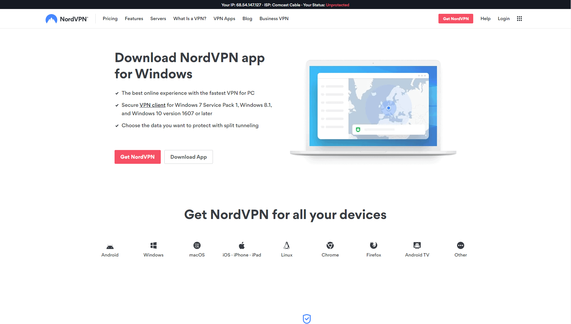 NordVPN спампаваць