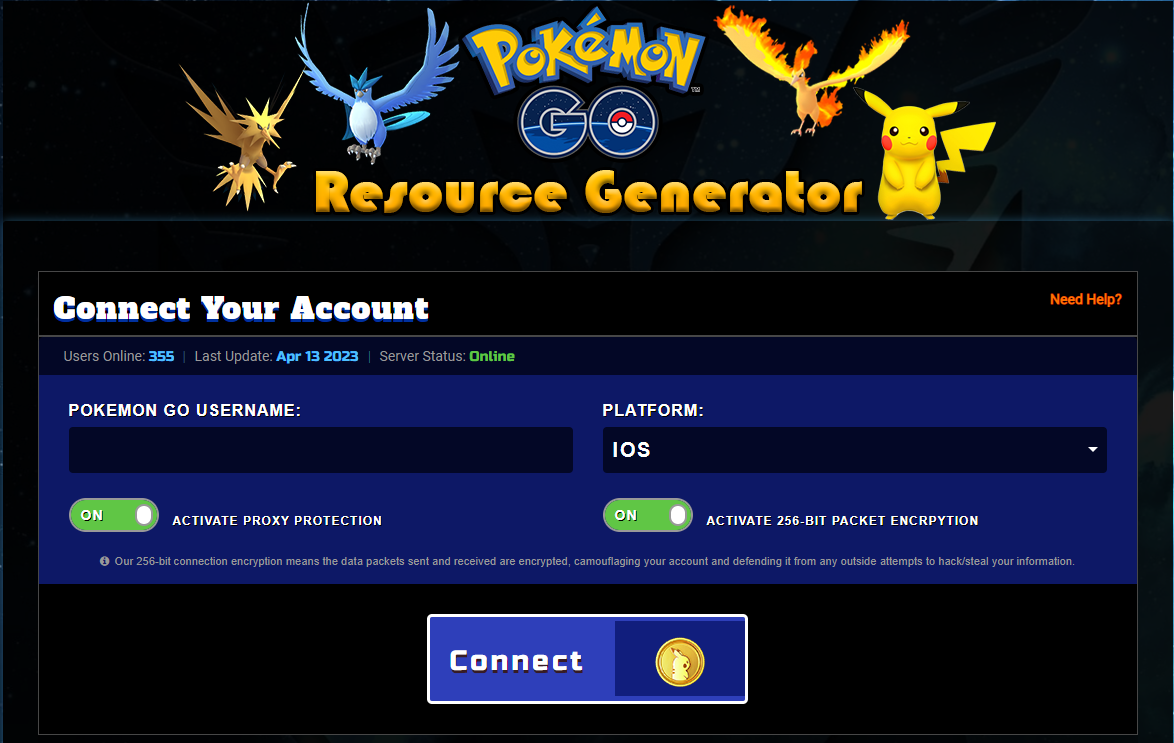 Pokemon Go-generator