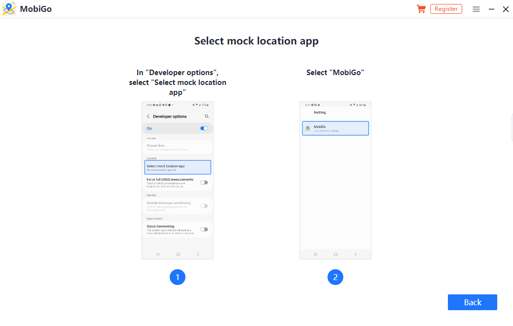 ನಿಮ್ಮ Android ನಲ್ಲಿ MobiGo ಅನ್ನು ಪ್ರಾರಂಭಿಸಿ