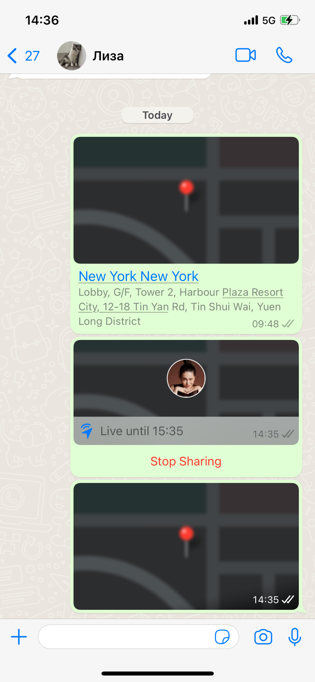 Kirim Lokasi WhatsApp di Obrolan