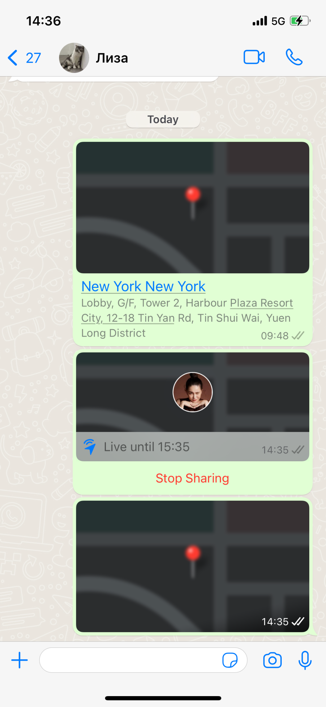 Send WhatsApp Location on Chat