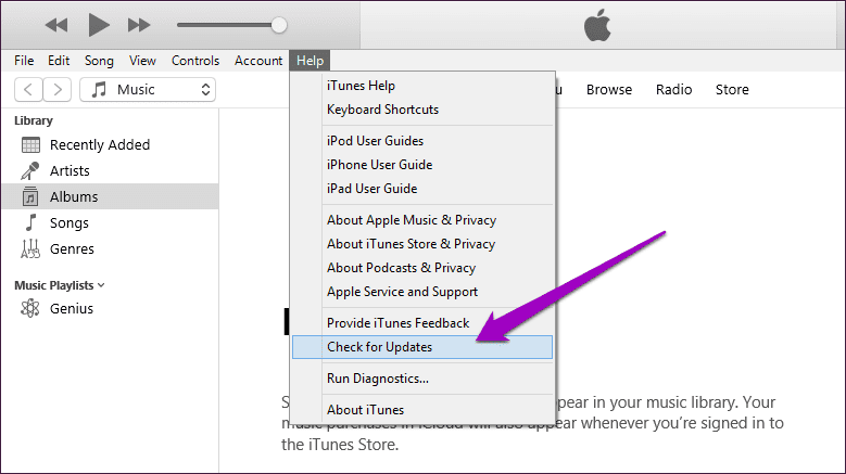 iTunes अद्यतनित करा