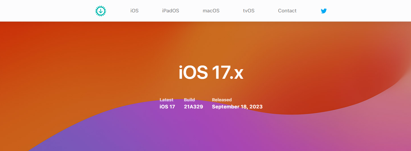 загрузіце iOS 17 ipsw са старонняга сайта