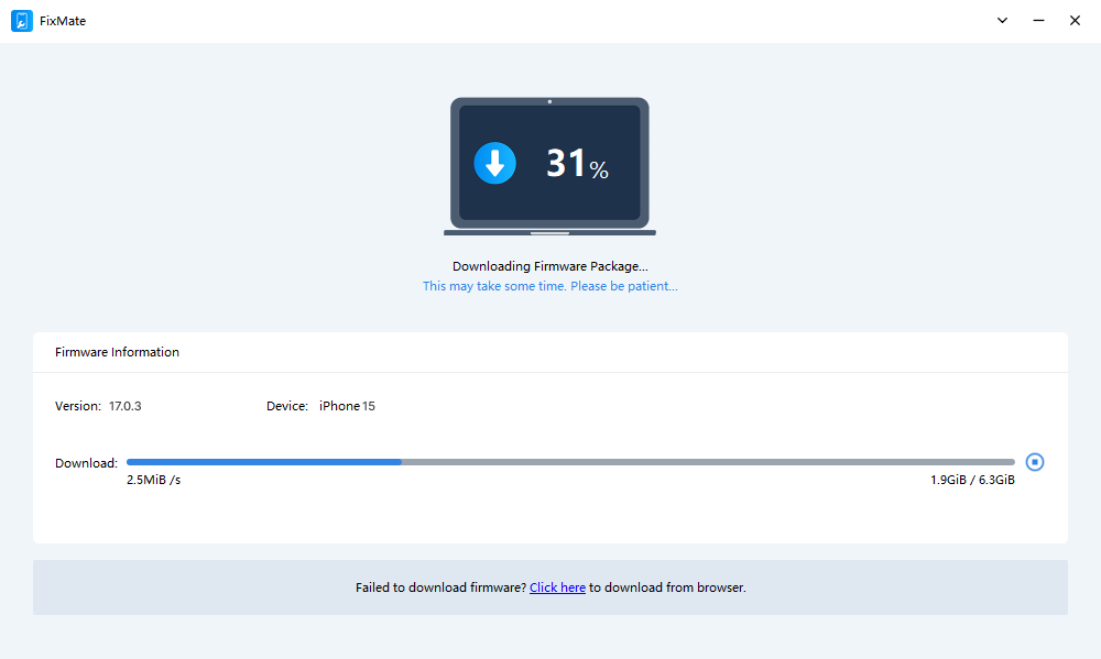 Last ned firmware for iPhone 15