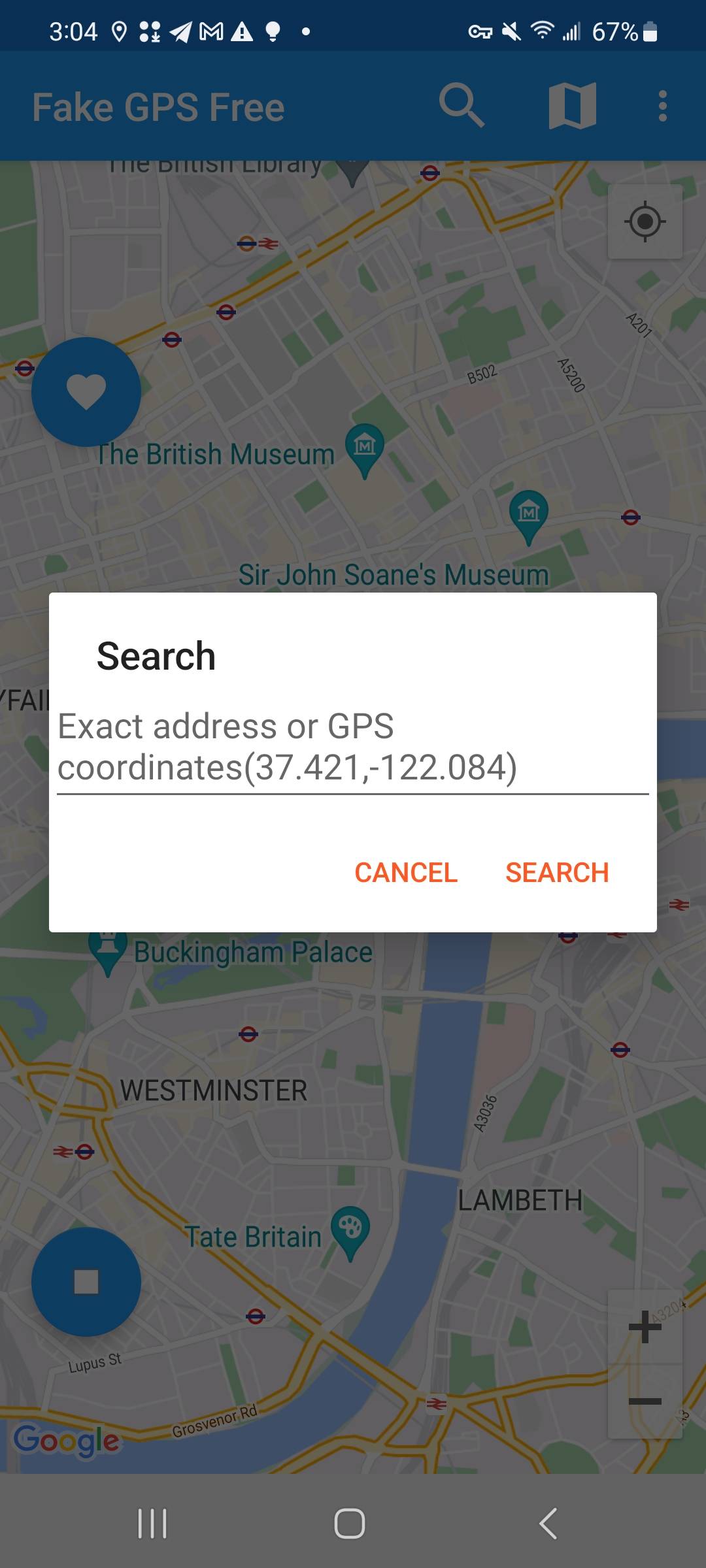 fake GPS location spoofer find location