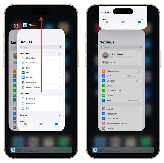 force close the files app