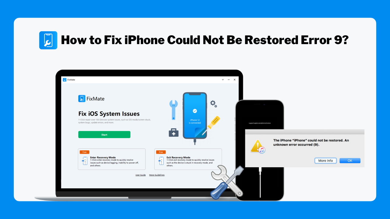 how to fix iphone error 9