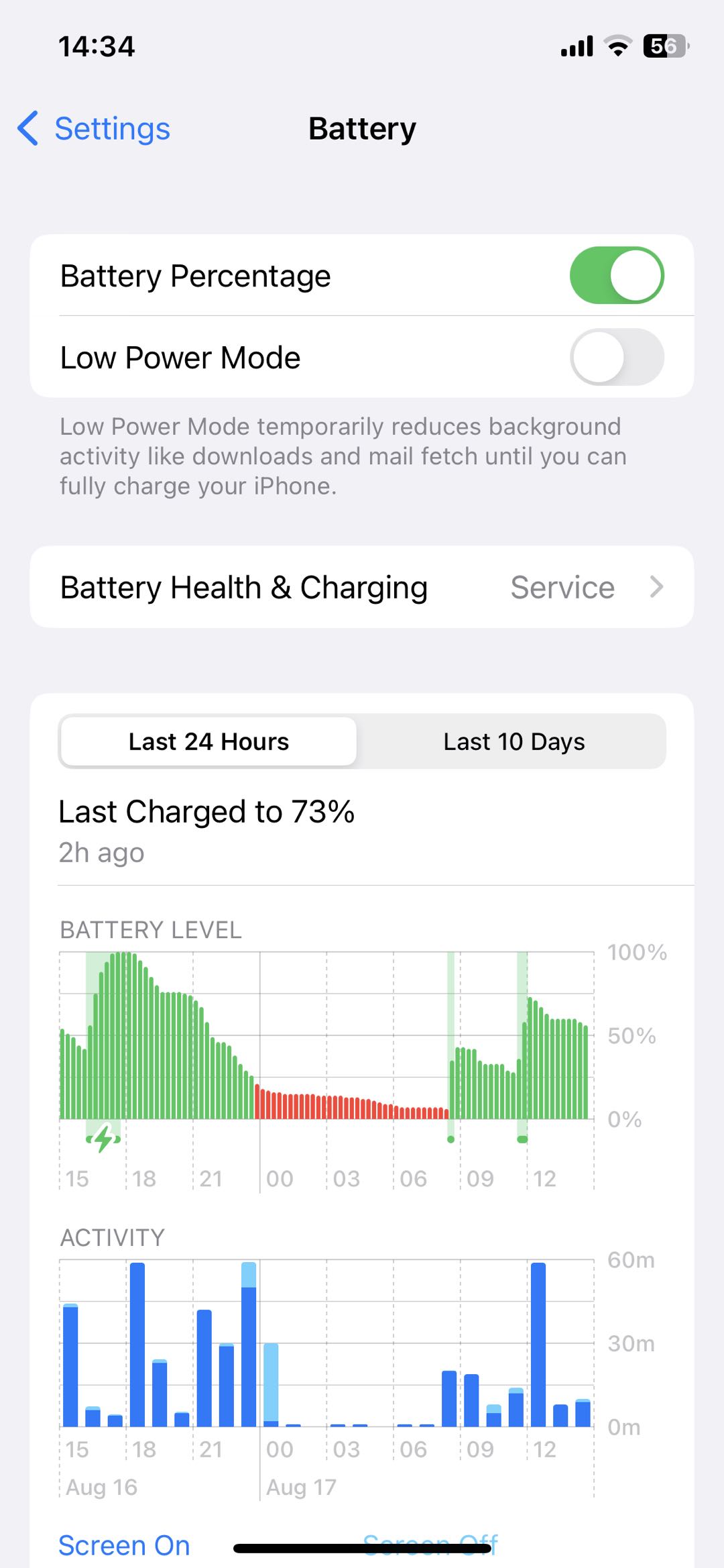 iPhone battery