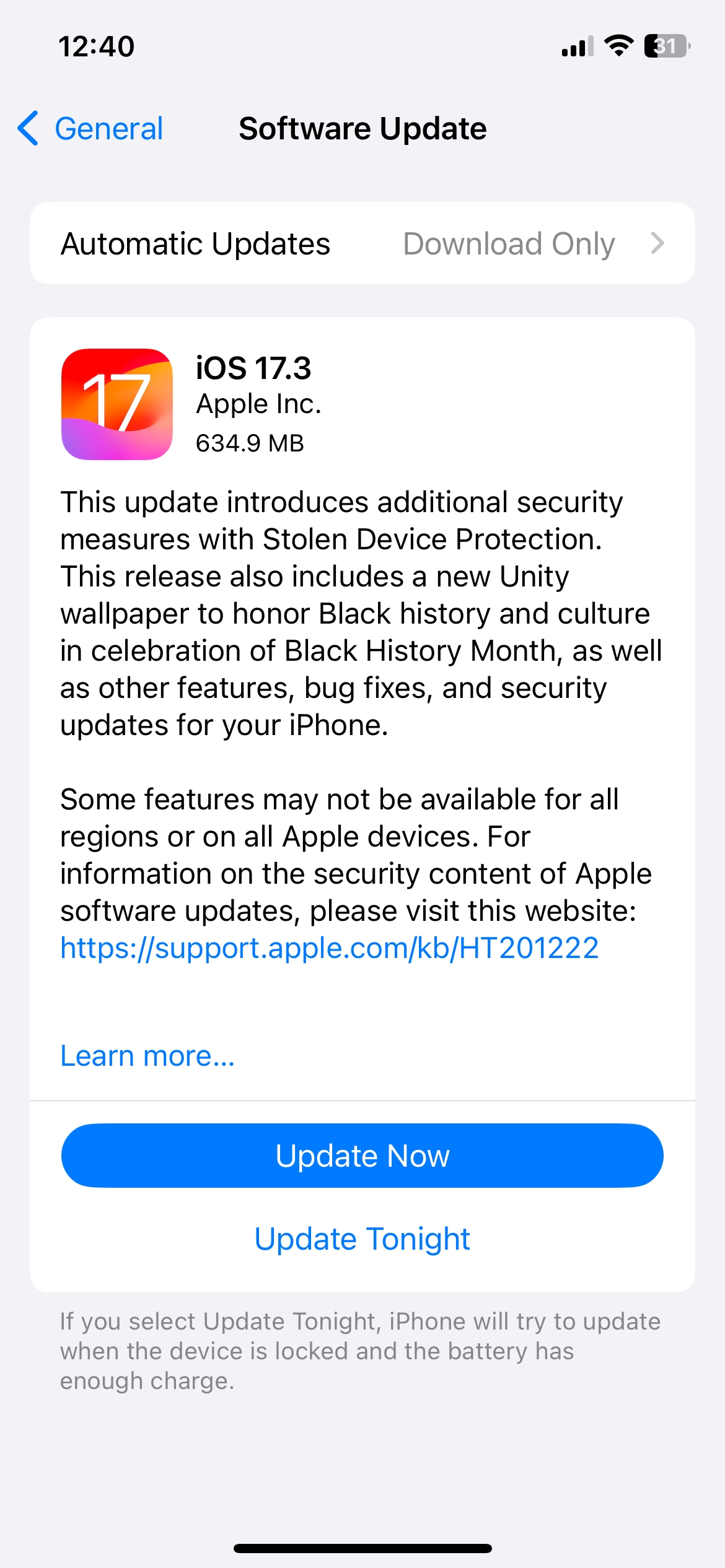 iOS 17 更新最新版本
