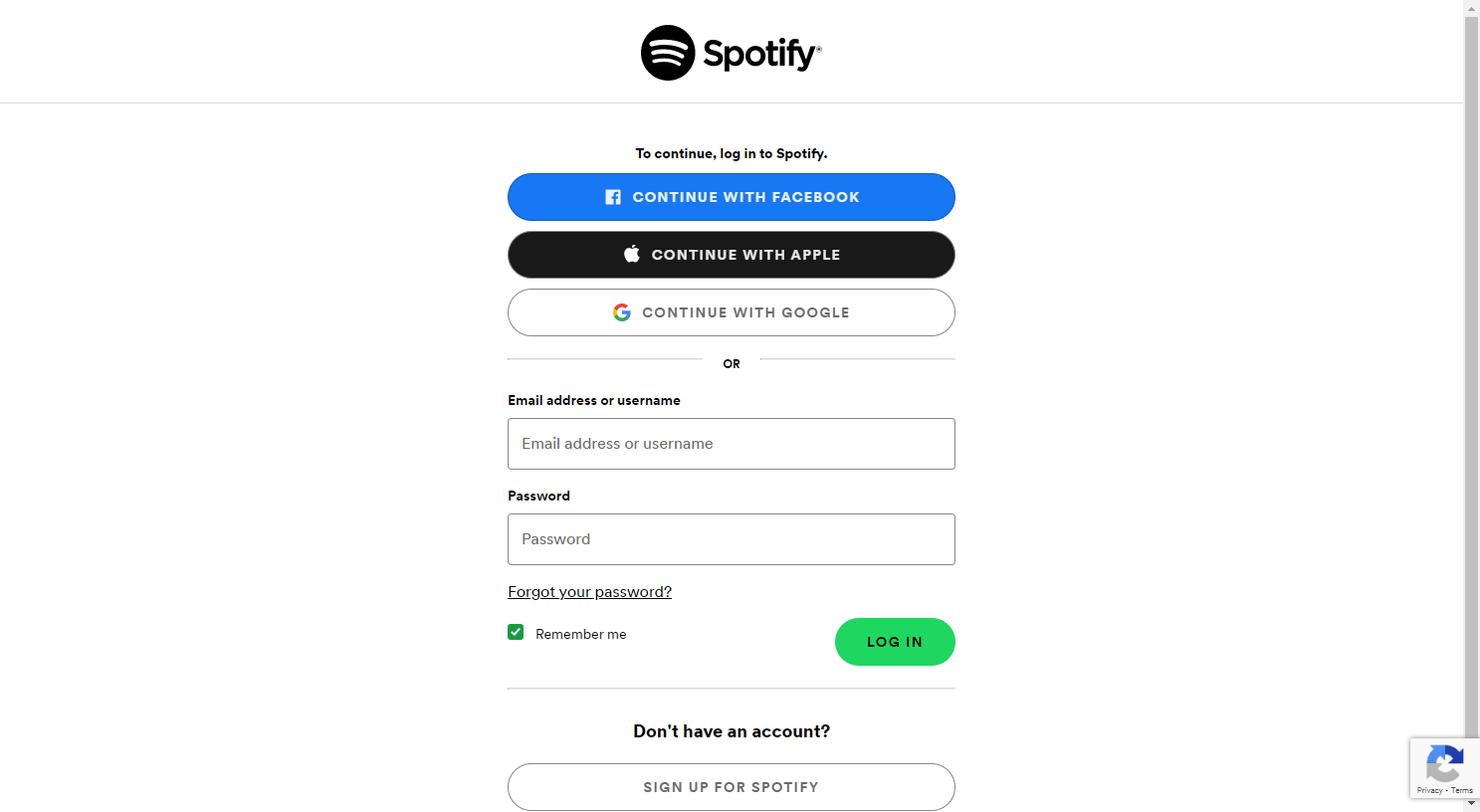 Spotify ಗೆ ಲಾಗ್ ಇನ್ ಮಾಡಿ