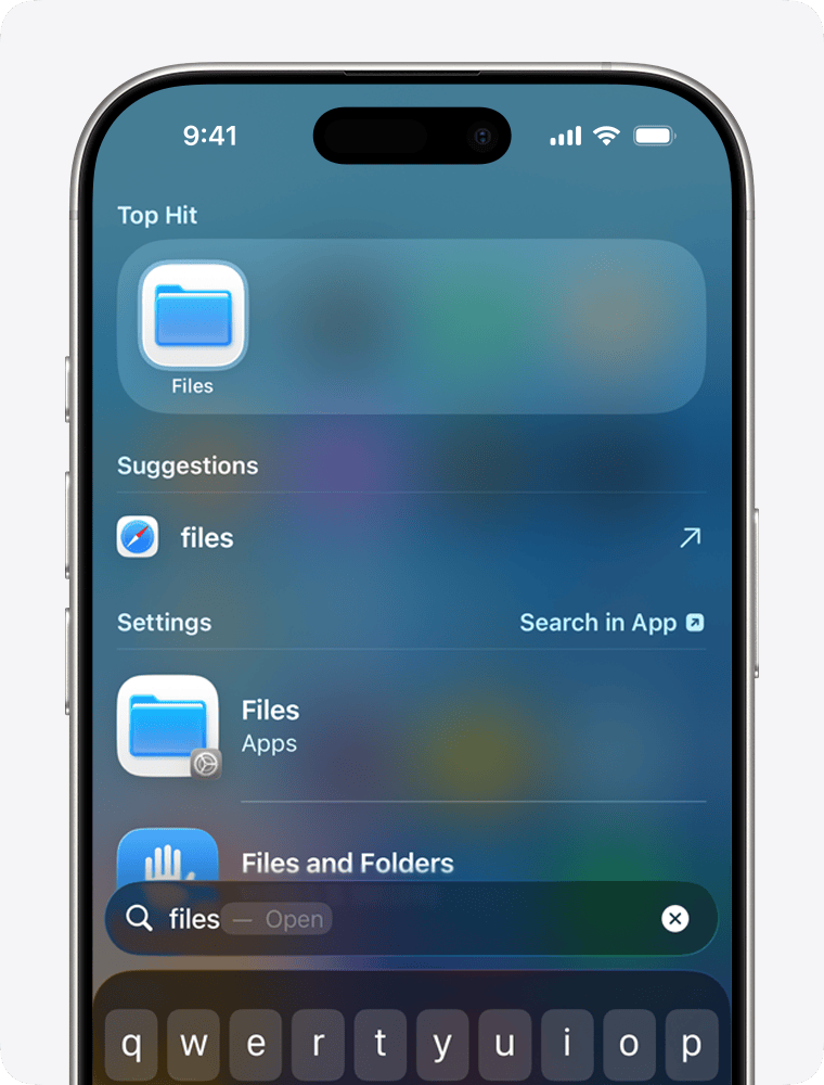 open files app
