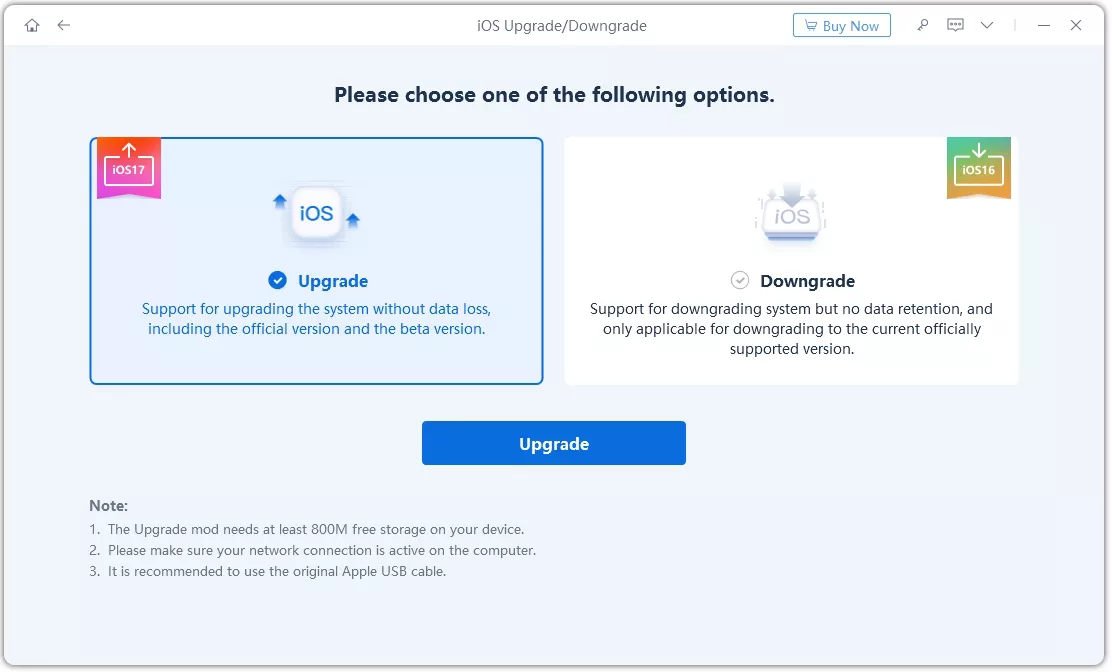 uwchraddio system ios