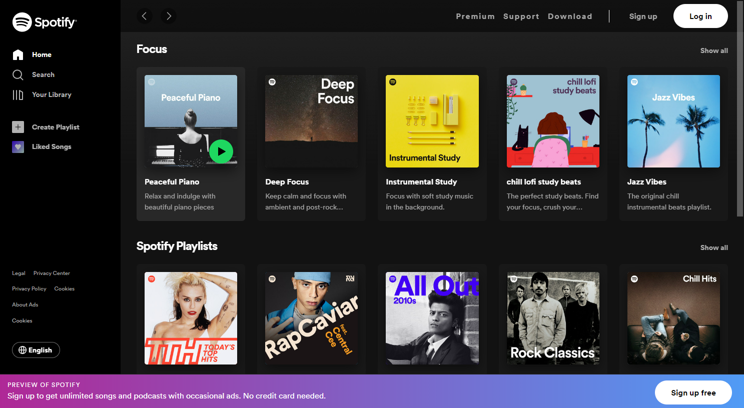 Ireki Spotify aplikazioa