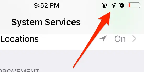 లొకేషన్ ఐకాన్ యాదృచ్ఛికంగా ఐఫోన్‌లో ఎందుకు వస్తుంది